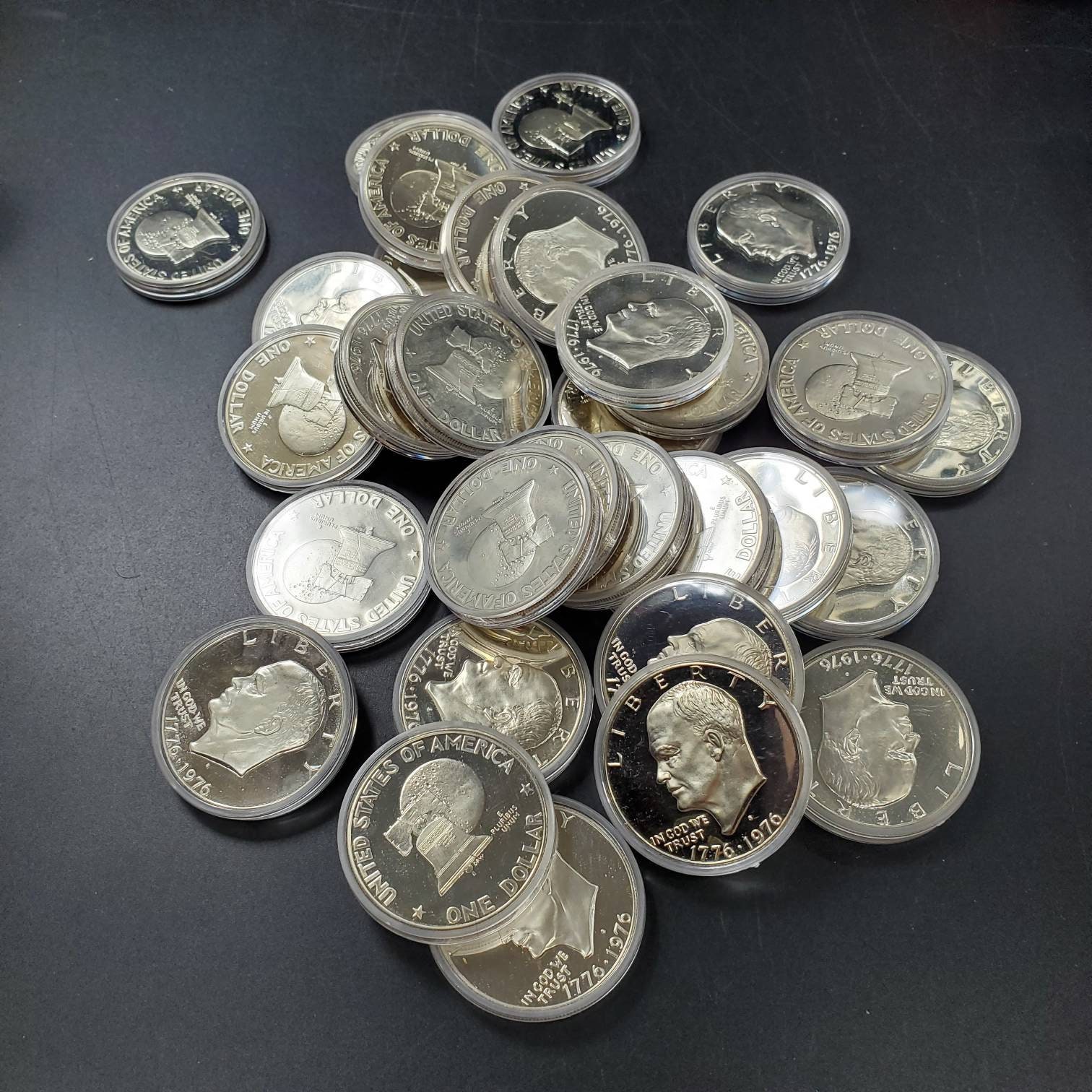 intercoin社 「Silberbarren（銀地金）」 1976-S Eisenhower Dollar - Bicentennial - 40% Silver (UNC