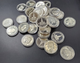 Single - 1976 S Bicentennial 1776-1976 40% Silver Proof Kennedy Half Dollar Coin