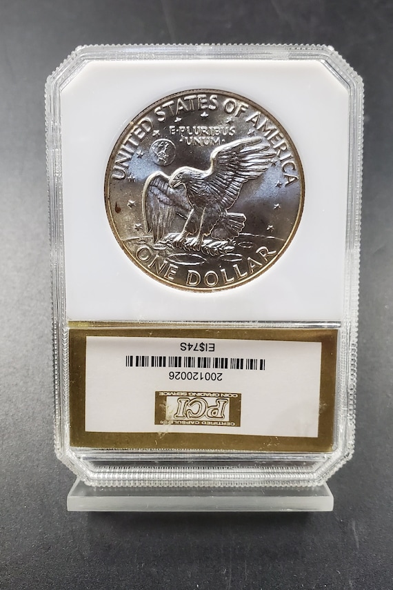 1974 S Ike Eisenhower 40% Silver Dollar Coin PCI MS69 - Etsy