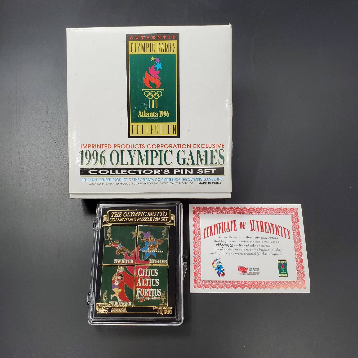 (貴重品)OLYMPIC 1896-1996 (毎日新聞社監修　非売品) 1996 Olympic Games Collector's Pin Set Like New Condition - Etsy