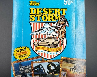 Topps 1991 Desert Storm -Series I:Coalition For Peace Original Box of Cards MIB