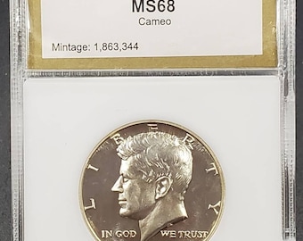 1967 Silver Kennedy Half Dollar - MS65!!! - Etsy