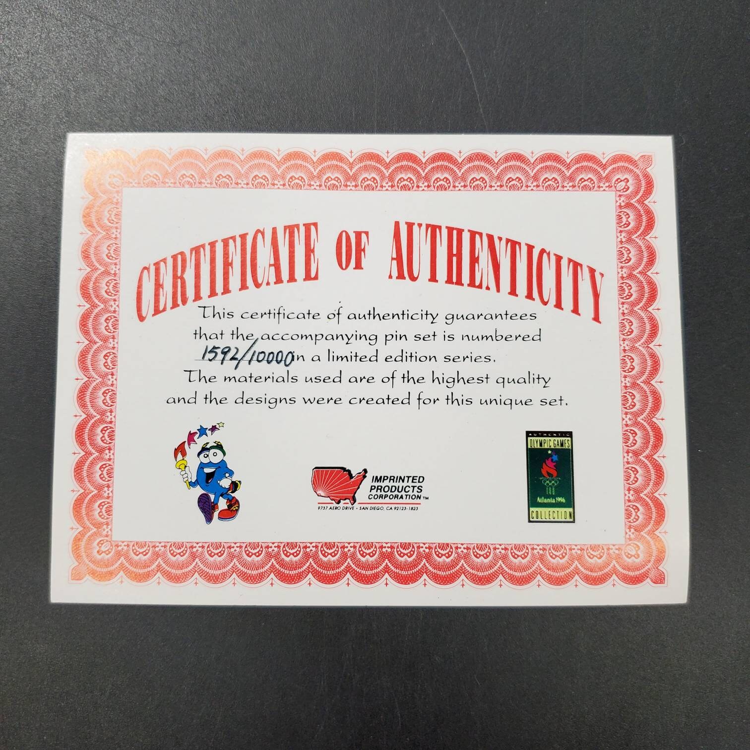 1996 Olympic Games Collector's Pin Set Like New Condition - Etsy
