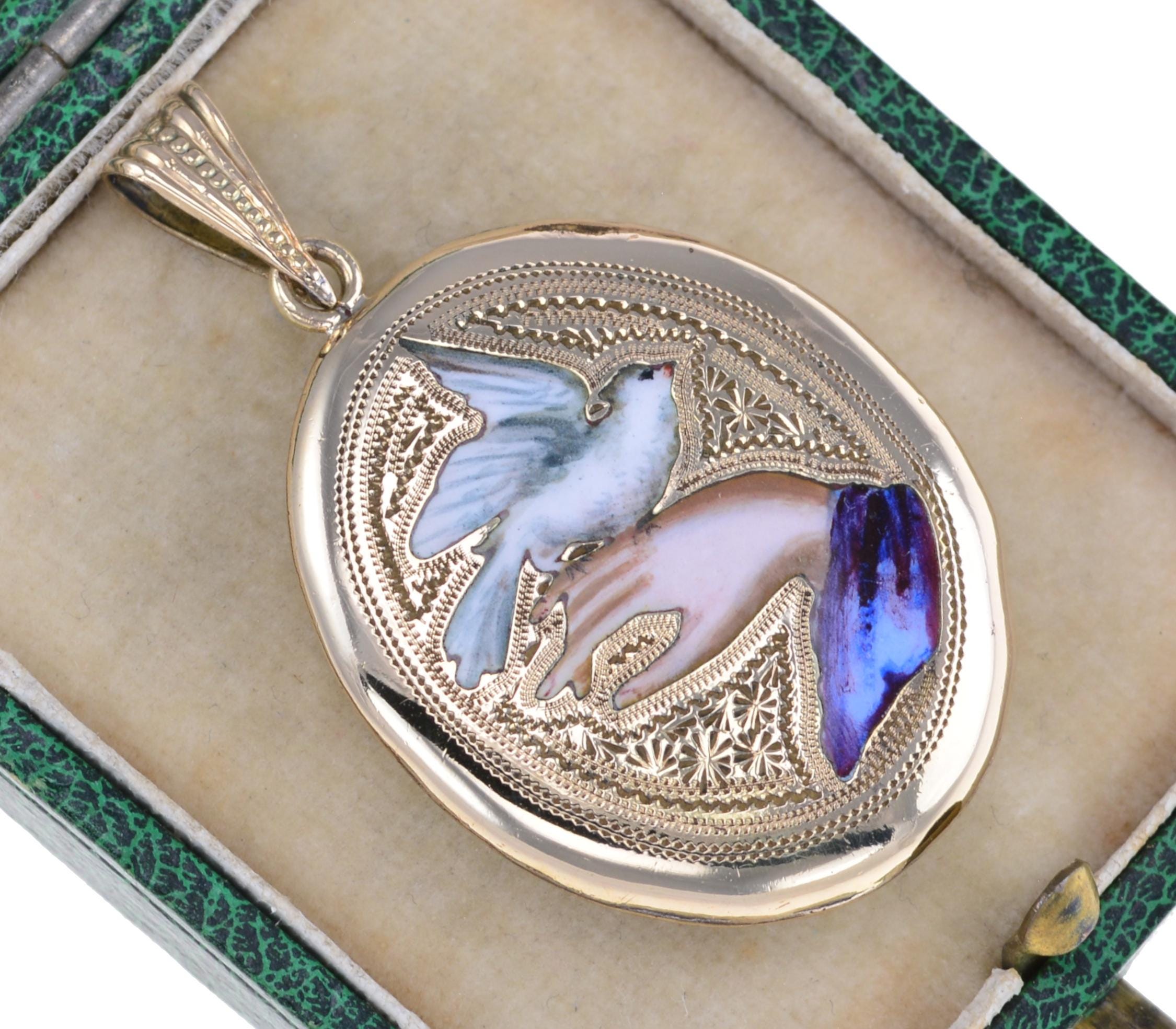 Antique Art Nouveau Pendant
