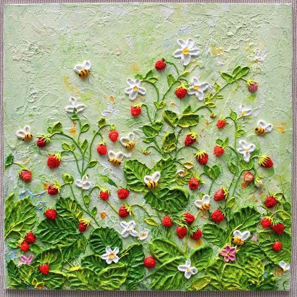 Berry Home Decor Impasto painting