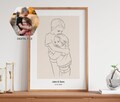 Custom line drawing, family photo, minimalist couple drawing, drawing from photo, pet portrait, digital drawing, Christmas gift, sketch product logo