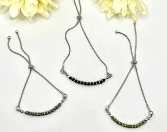 3 Piece Metallic Bead Set