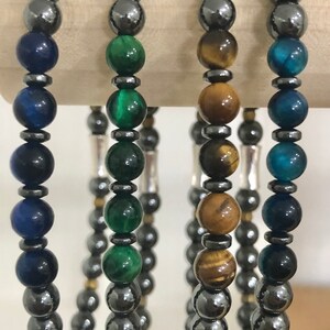 Hematite w/Tigers Eye Focal