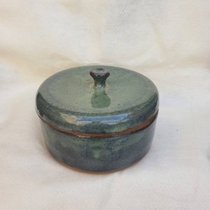 Mini casseruola Ramekin in gres vintage con coperchio – Set di piatti da portata adatti al forno