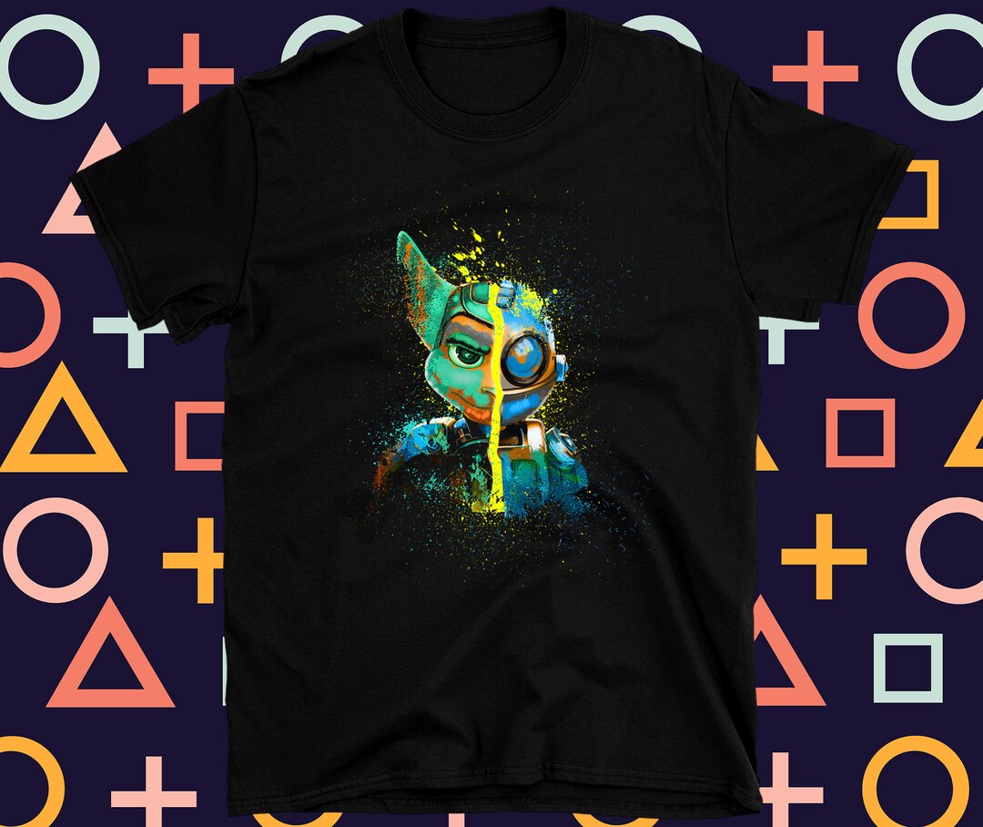 Ratchet and Clank Tshirt Playstation T Shirt Video Games Tee Etsy