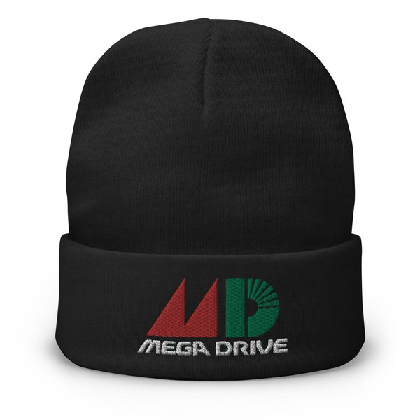 Mega Drive beanie Sega hat gaming beanie gamers winter hat Mega drive logo sonic fan gaming gift retro gaming retro gamer hat gamers gift