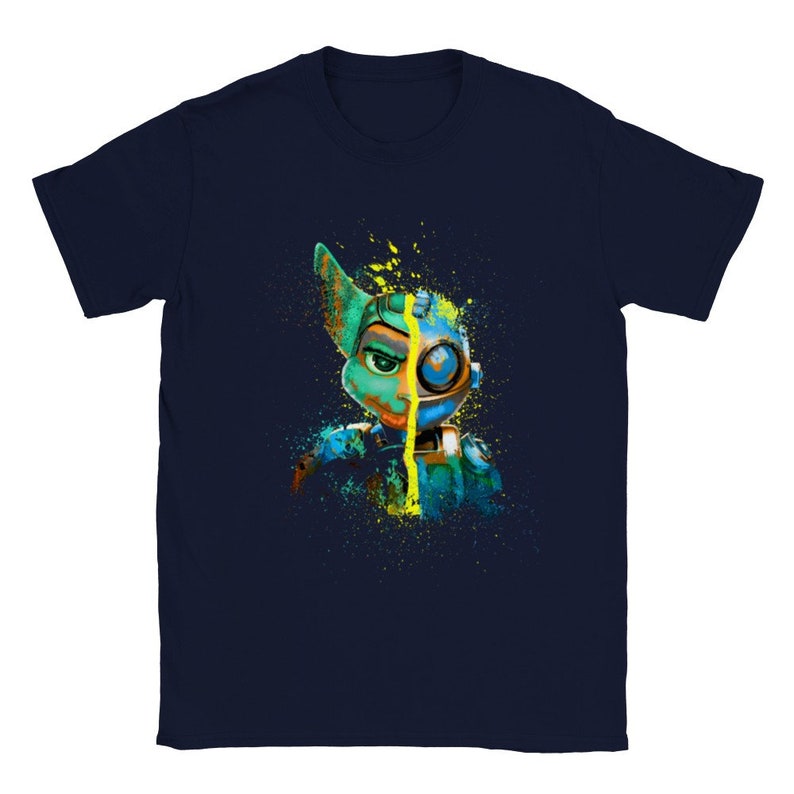 Ratchet and Clank Tshirt Playstation T Shirt Video Games Tee Gaming