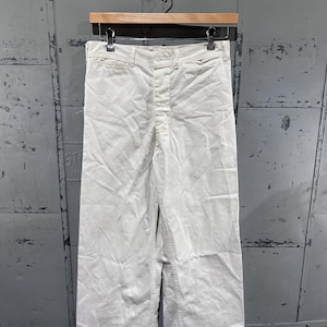 vintage 50s US NAVY トラウザー チノ ステンシル ワイド 50s Us Navy Pants - Etsy