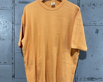 Vintage 60s Sportswear Ribbed Short Sleeve All Cotton Thermal