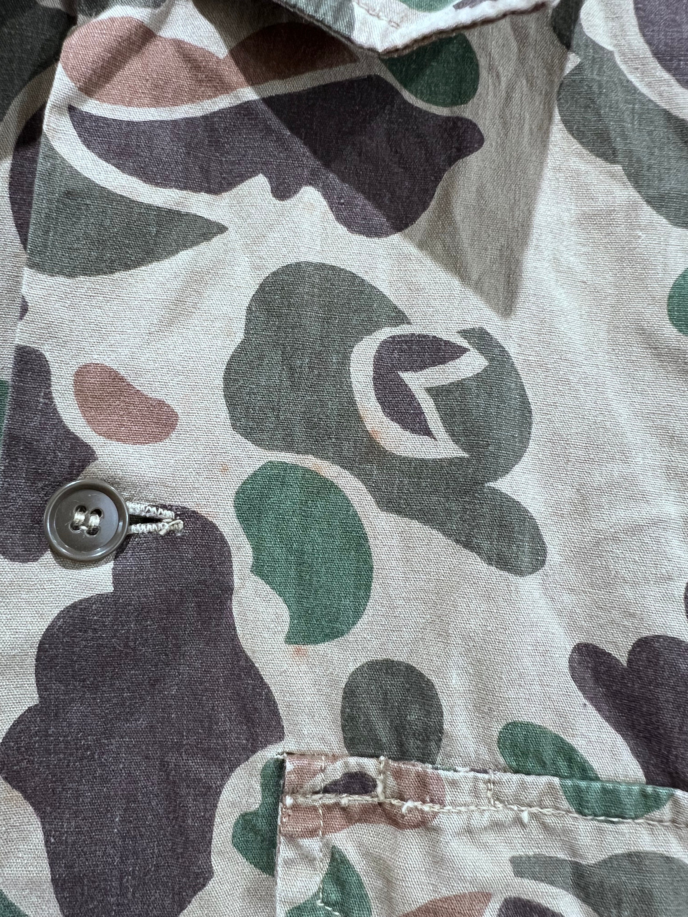 70s Medium Black Sheep Brand Cotton Duck Camouflage One