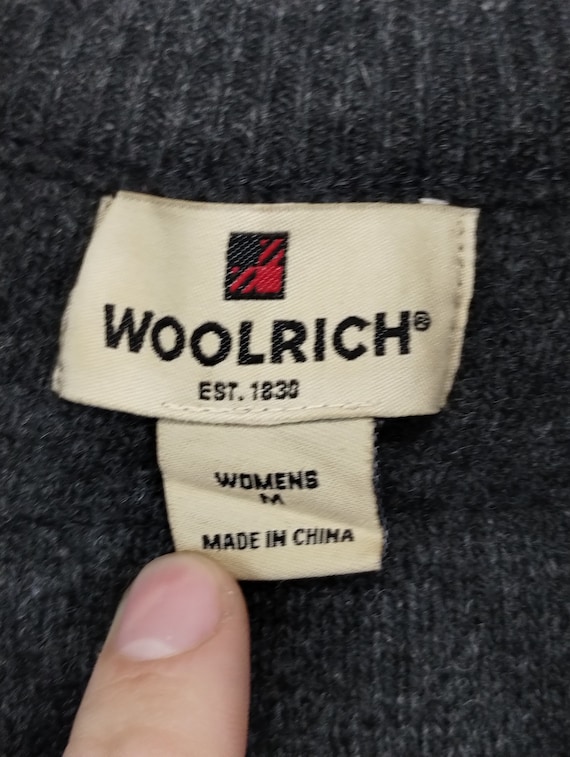 M 90s Woolrich Snowflake Band Wool Sweater Vest T… - image 2