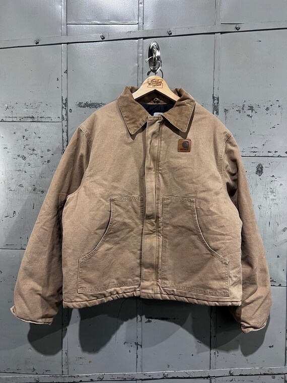 Carhartt jacket khaki deals