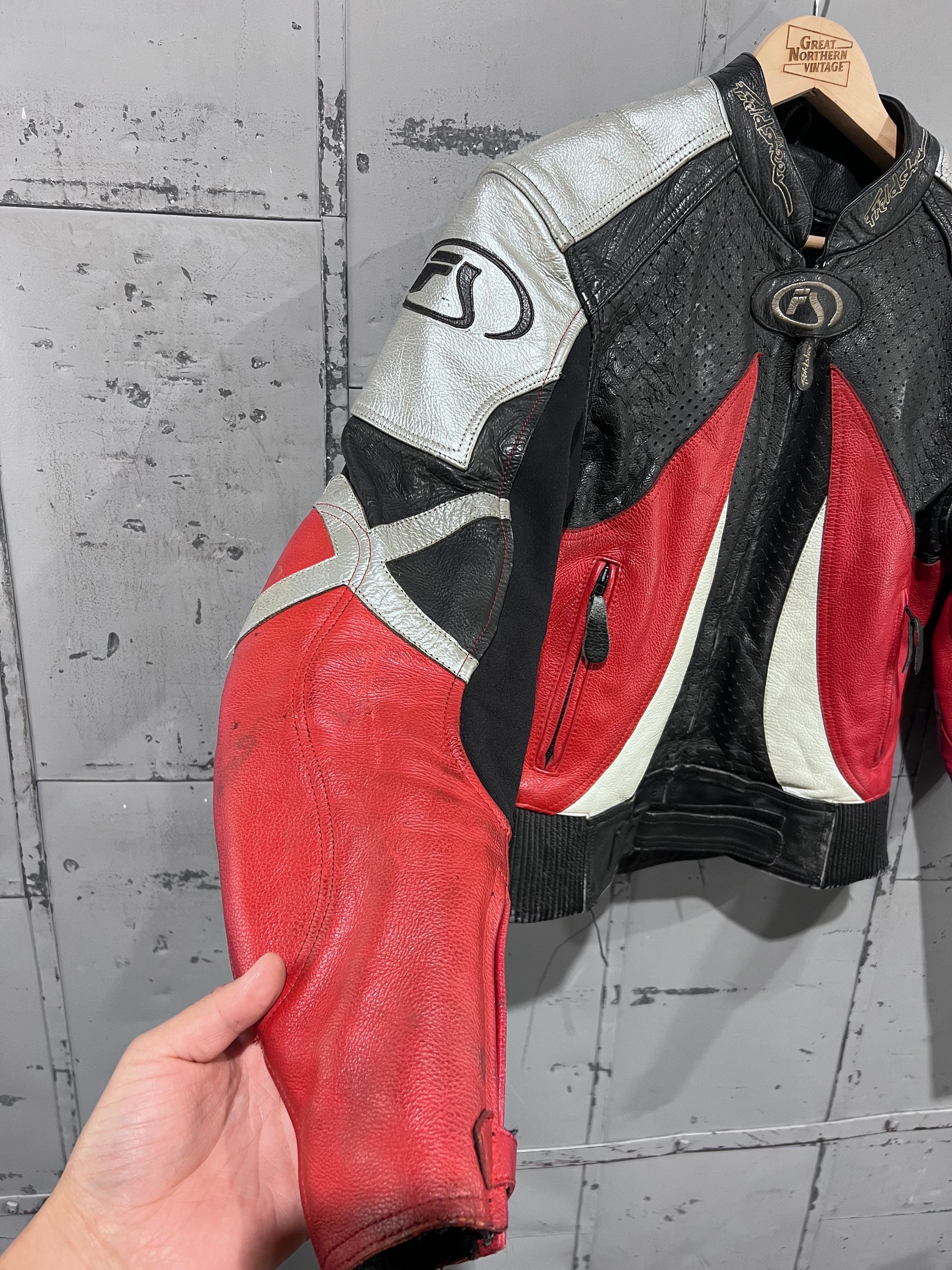 ジャケット・アウター 80s vintage uk riders oi! Vintage 80s Members Only Leather Jacket Size 40 Cafe Racer