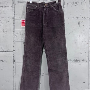Größe 28x28 80er Jahre Lee Reiter Cord braune Jeans.