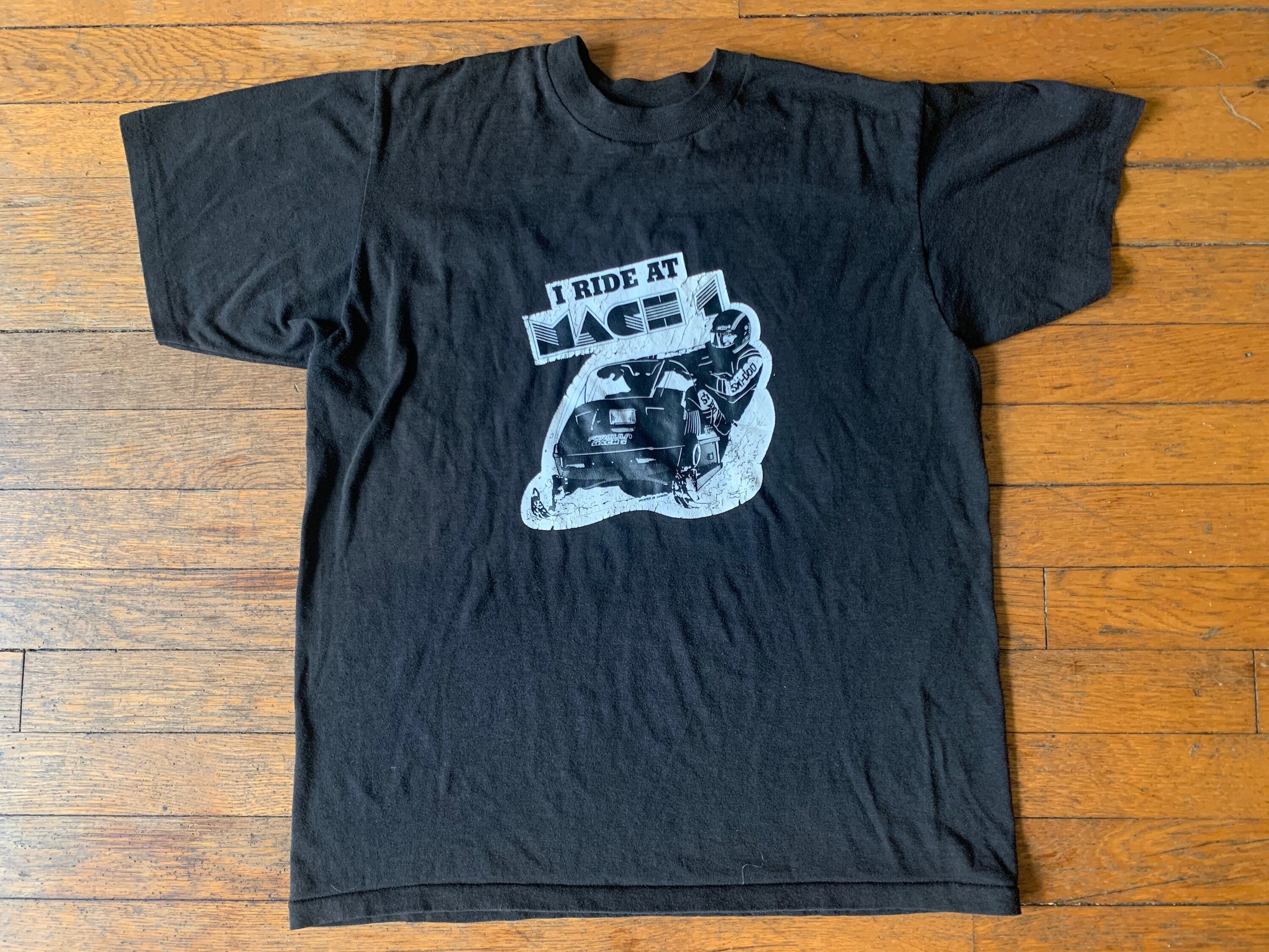 Vintage Ski-Doo Snowmobile 3/4 Sleeve T-Shirt Vintage Ski-Doo Snowmobile 3/4 Sleeve T-Shirt