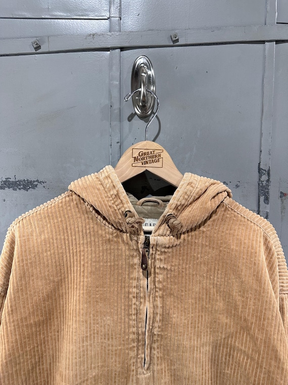 harapeco Eve Corduroy Anorak コーデュロイアノラック WEB限定】 コーデュロイアノラックパーカー (M ネイビー