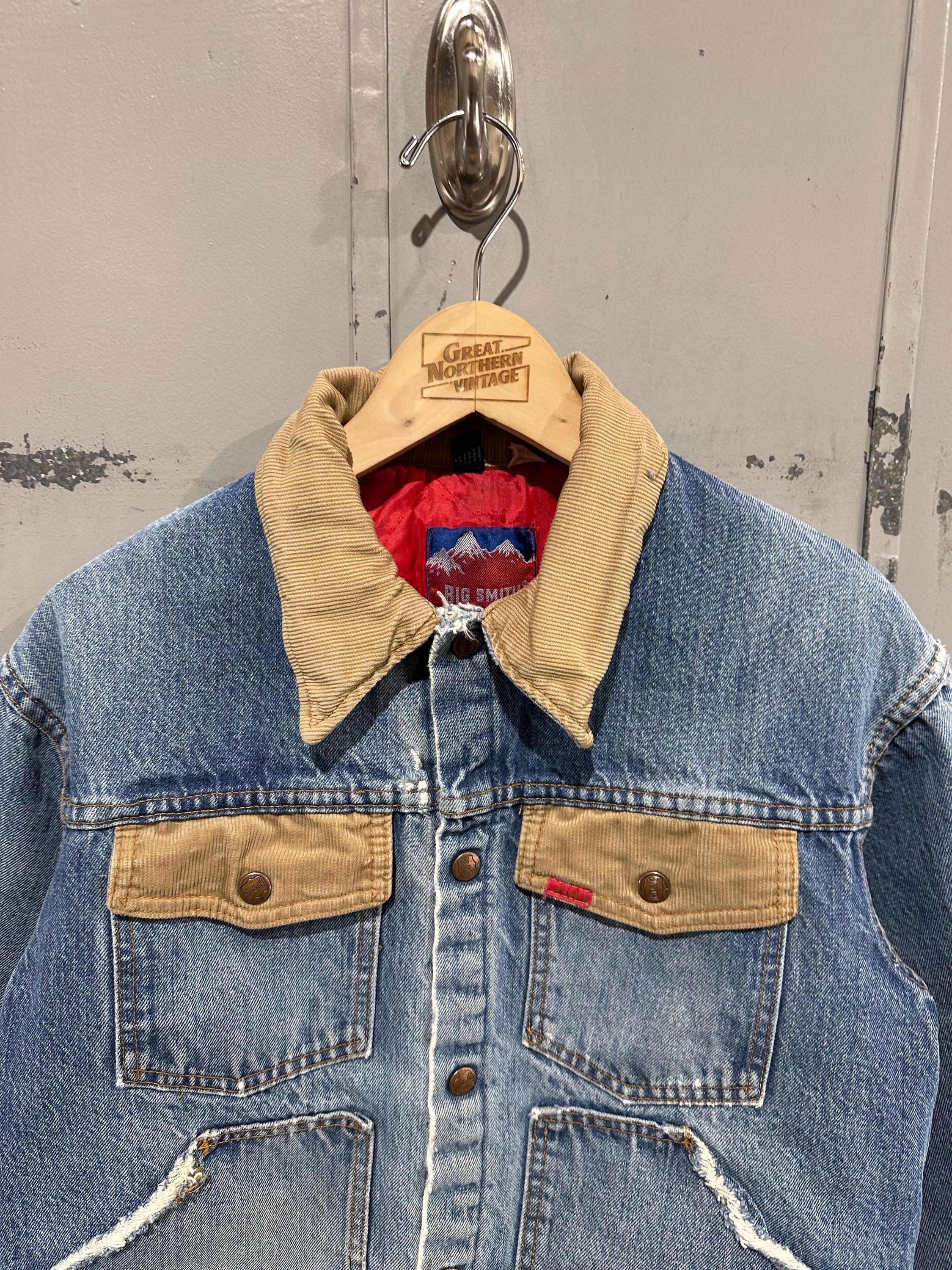 True Vintage 70s Big Smith Distressed Cropped Quilted Lined