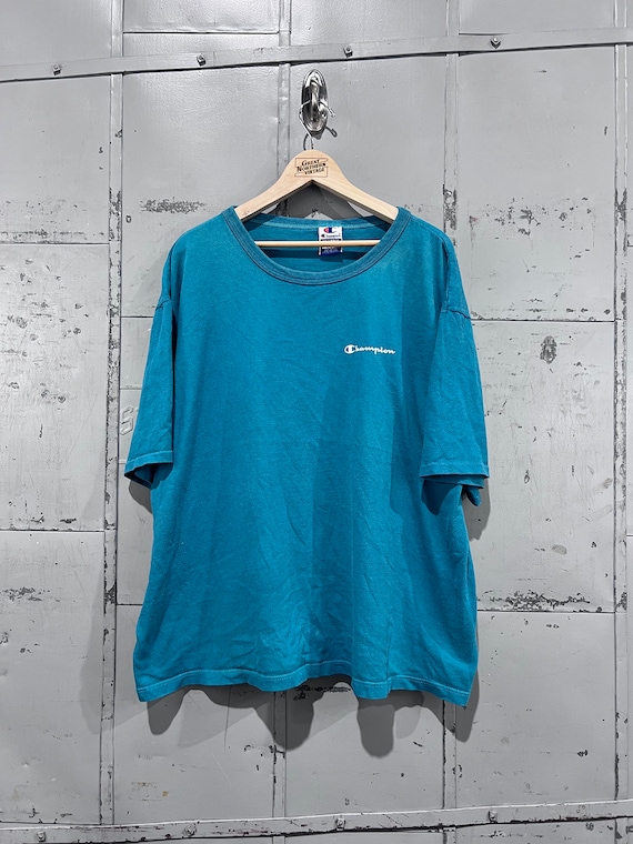 Size XXL champion teal graphic t shirt