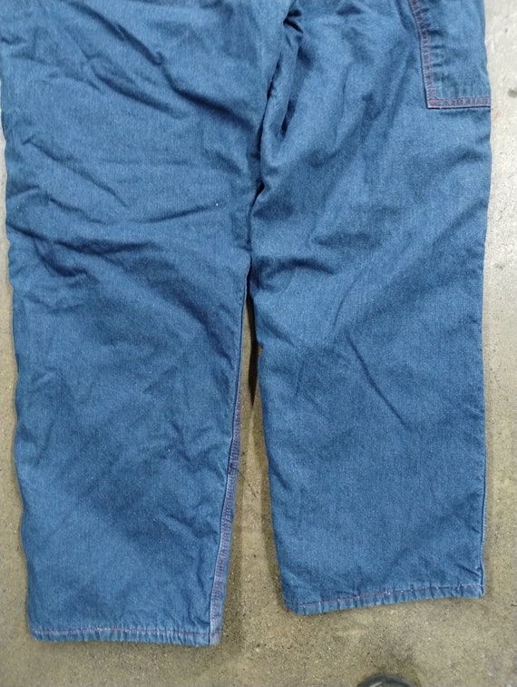 36x29 70s Montgomery Ward Quilted Liner Jeans Pan… - image 7