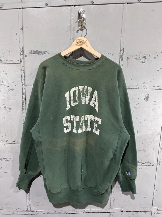 Vintage 90s Champion Brand Reverse Weave Earth Tone Forest Green 