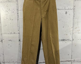 Vintage 1940s US Army Wool Trousers MODIFIED :) Measure 39 X