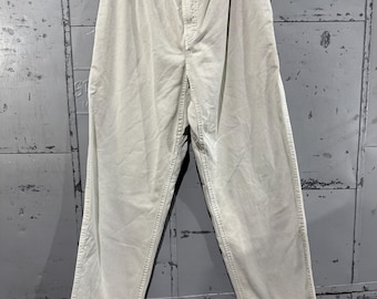 Pantalones de escalada en roca con cinturón serie G de Gramicci beige vintage