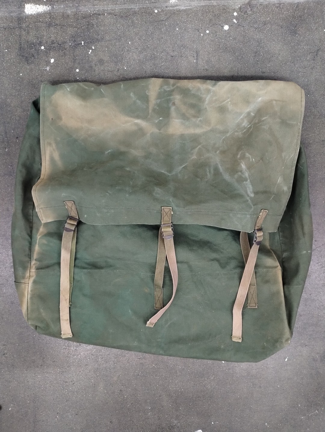 ア*リ様 40s WW2 MILITARY BOSTON BAG WITH ST Vintage Bag, 1940s Bag, Shoulder Bag, WWII Bag, Messenger