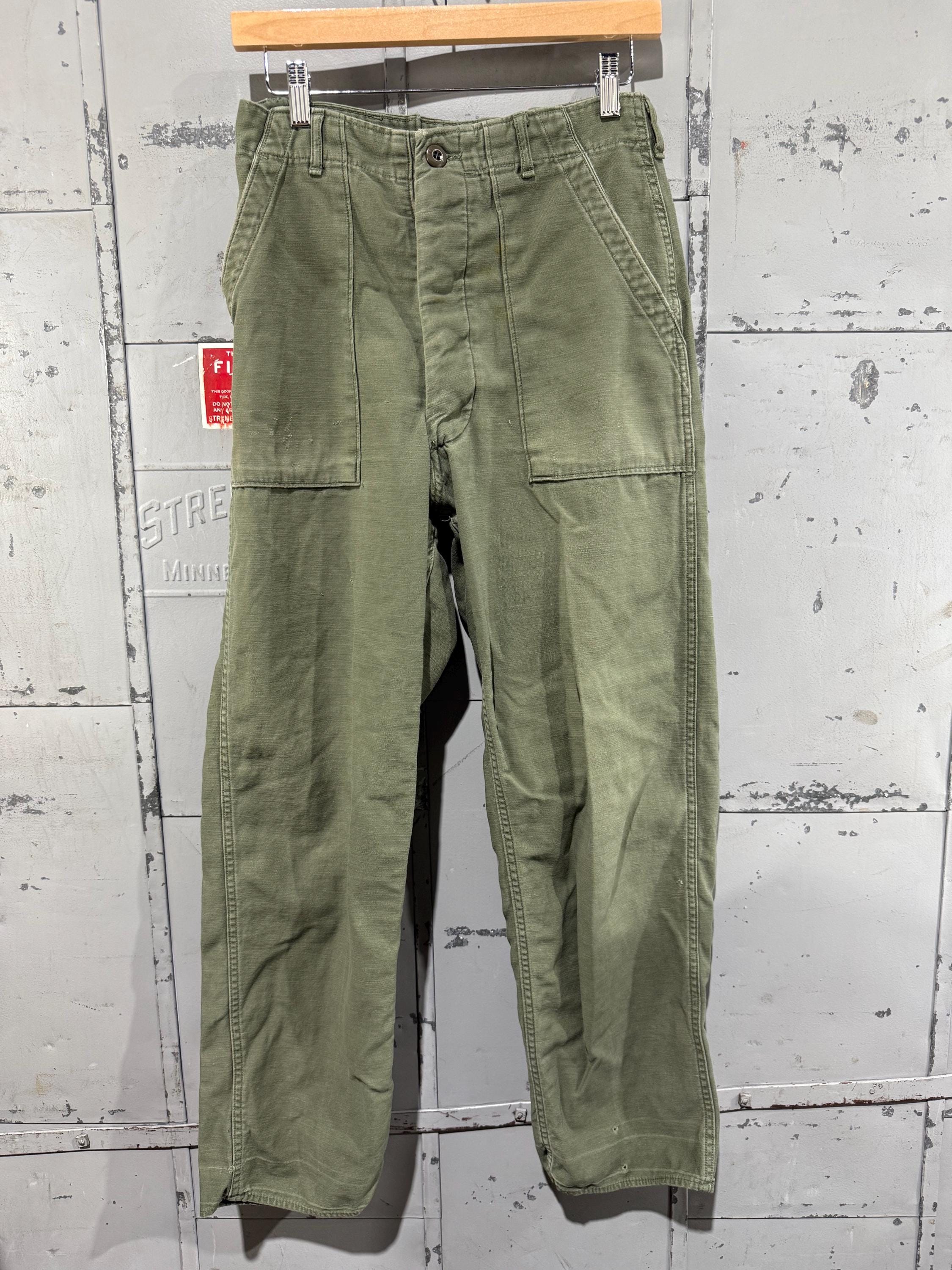 パンツ 1970s US ARMY BAKER PANTS modified 表記W40】70's U.S Army Baker pants OG-107 1947s U.S. Army OG-107