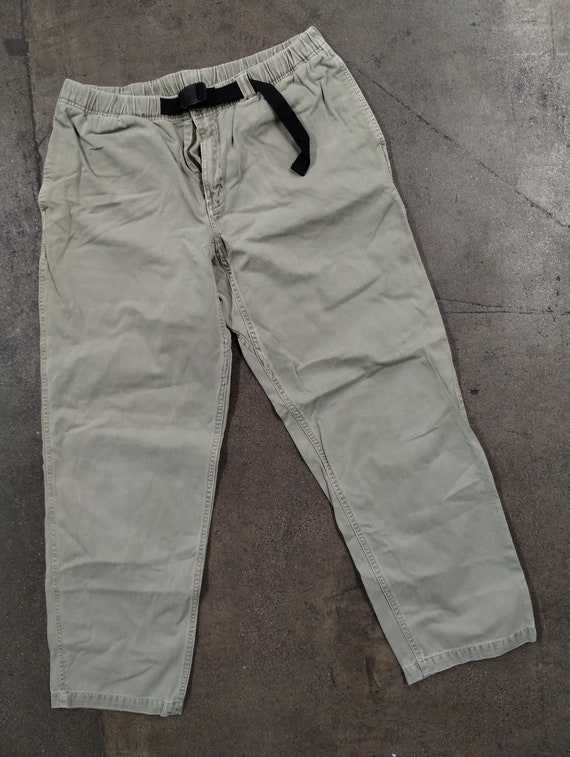 XL 90s Gramicci Cotton Tan Climbing Pants Militar… - image 1
