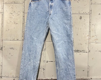 34x35 00er Levi's 501 xx Jean DEADSTOCK Lightwash Wash Hose Cowboy Western Trendy Streetwear Jeans Denim Classic Red Tab