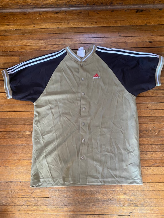 90's Adidas Shirt Color Block Warm Up Style