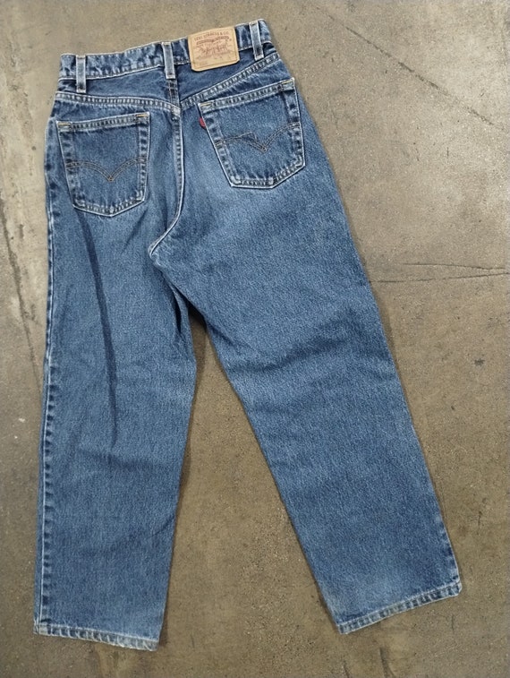 25x26 90s Levi's Loose Fit Jeans Blue Wash Jeans … - image 2