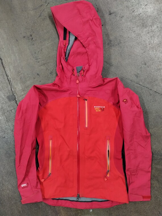 XS 90s Mountain Hardwear Hardshell Jacket Red Nylon1990s 1980s XS