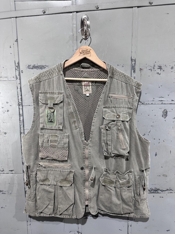 Vintage 90s Earth Tone Cotton Australian Thomas Cook Utility Multi