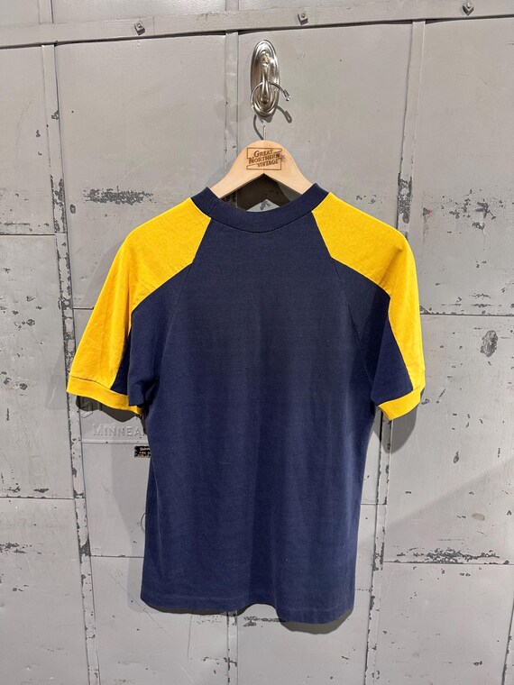 シャツ 70's CHAMPION FOOTBALL T-SHIRTS M/NAVY Champion Blue