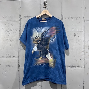 Vintage the Mountain Eagle Tshirt Size xl 90s nature wildlife leather tag eagle  t shirt