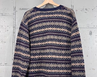 トップス vintage babouche cardigun cr BARCA M/L Cardigan Crop Black Boucle Wool Knit Thick Pinup