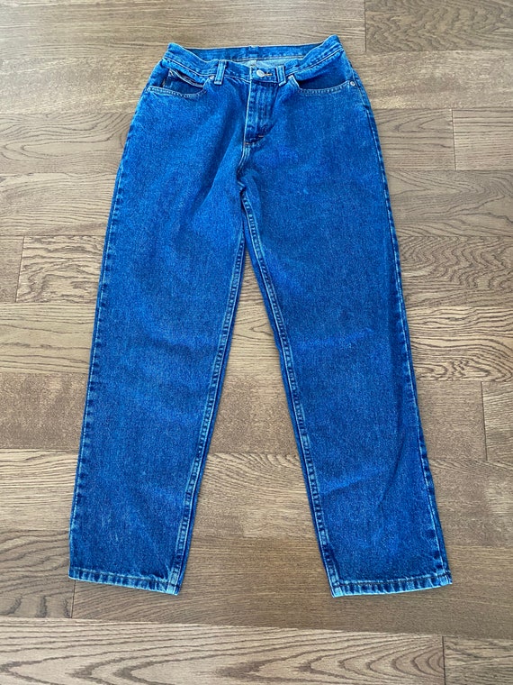 Vintage Jeans Size 6 Womens High Waisted Tapered Medium Wash Pants Chic  Brand 