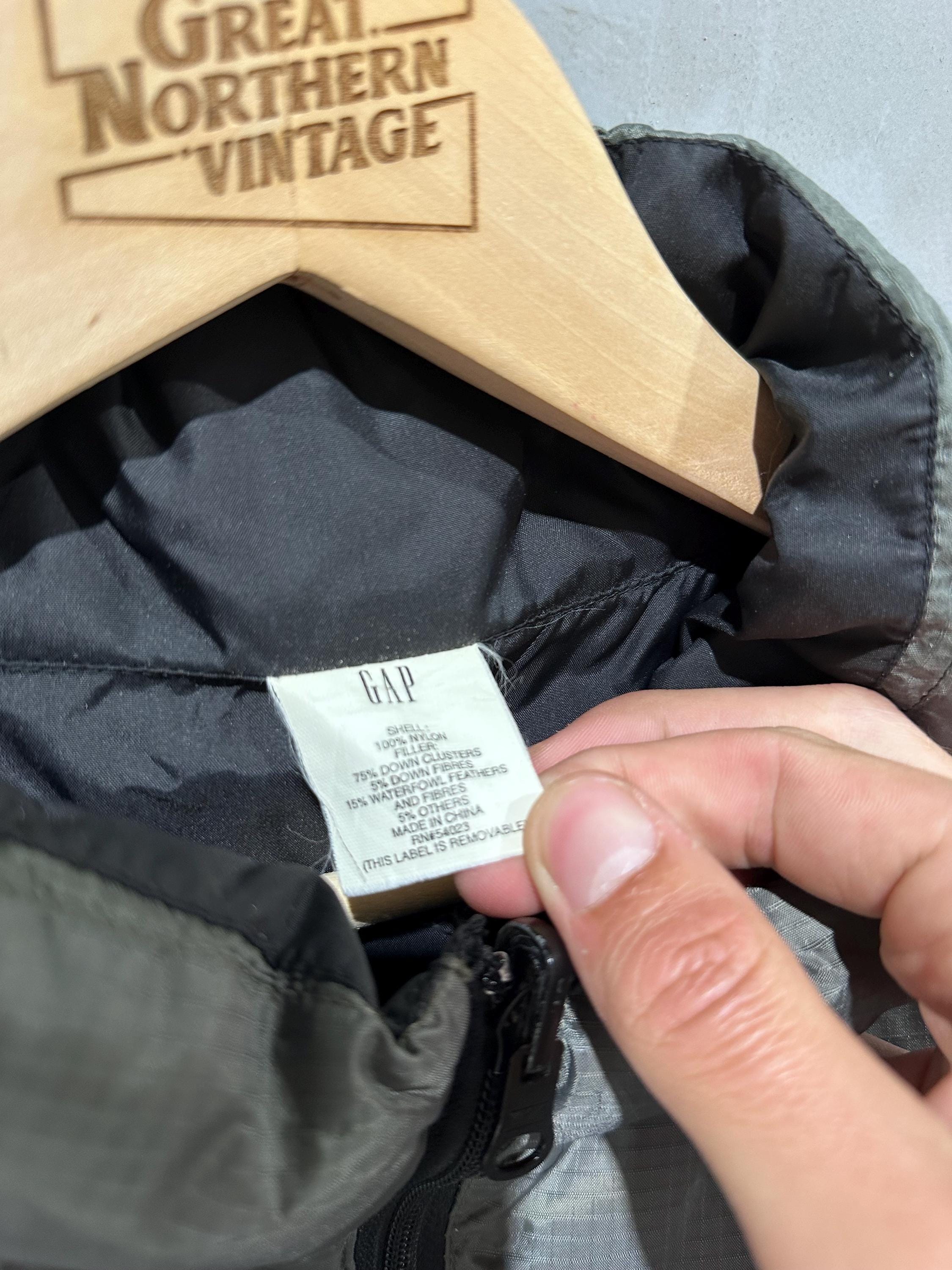 Vintage 90s Gap Down Puffer Reversible Utility Gorp Core Style