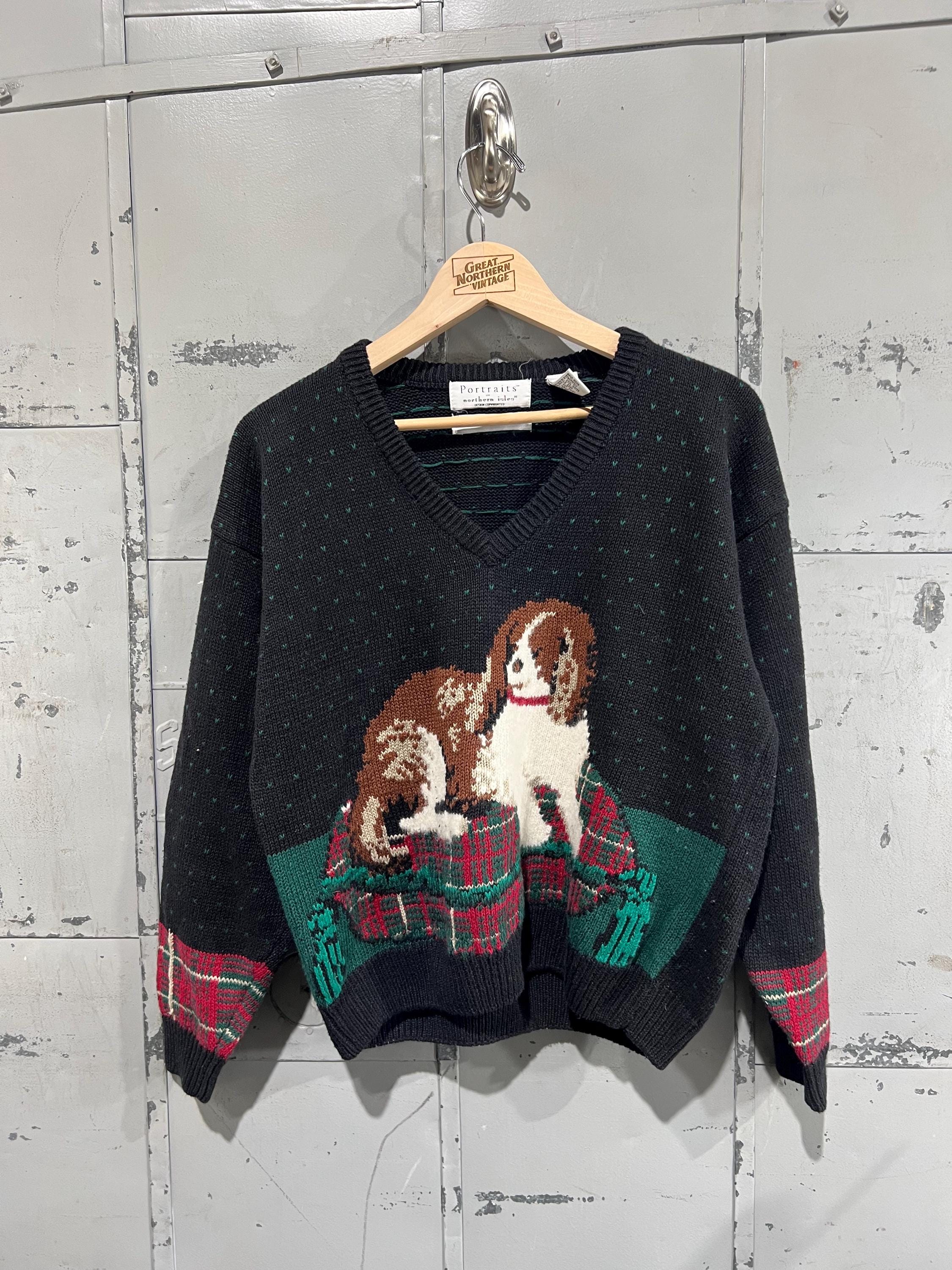 新品 northern isles ハロウィン柄 ハンド ニット セーター S 新品 northern isles ハロウィン柄 ハンド ニット セーター S