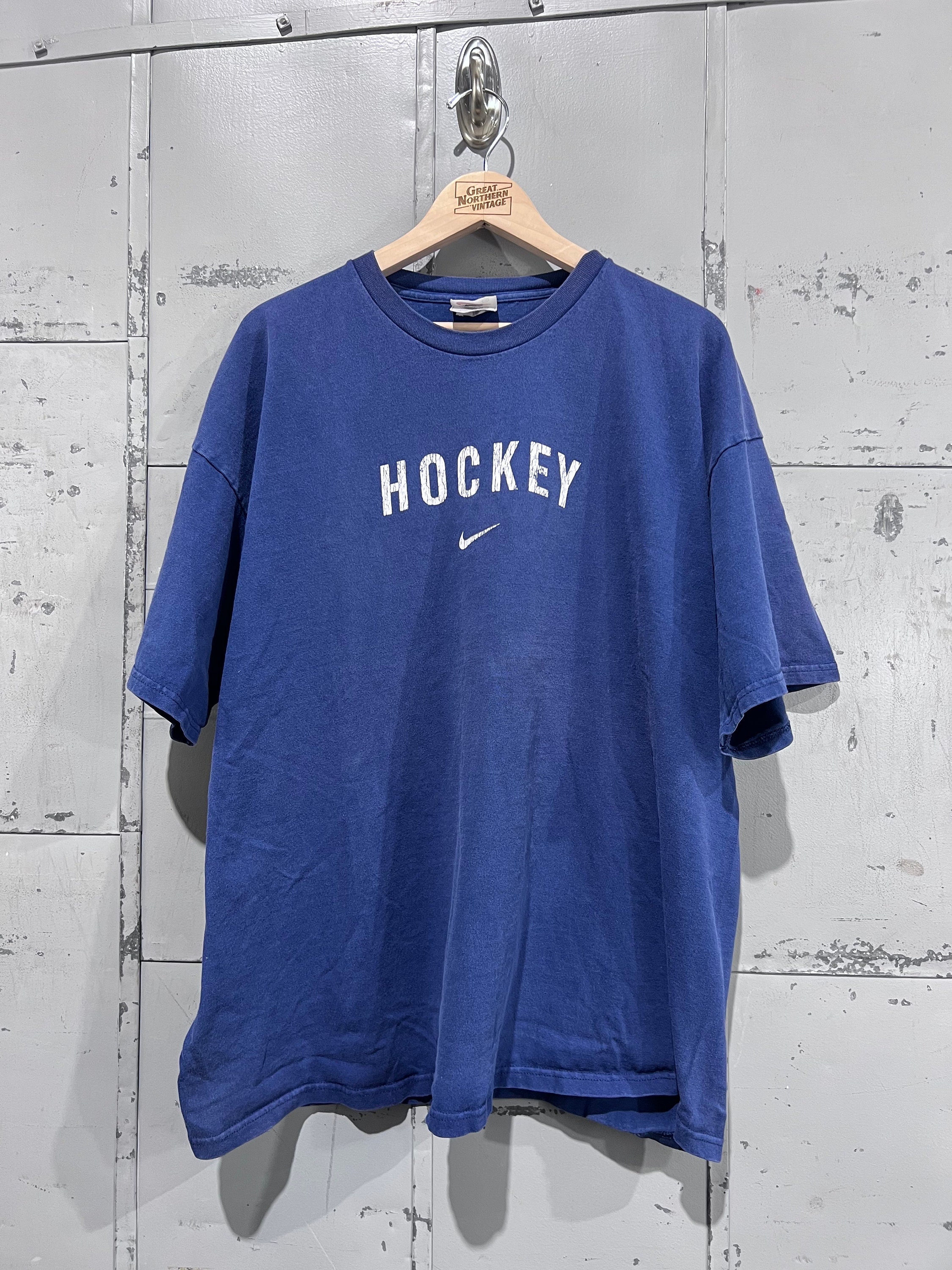 Y2K Size XXL Nike Hockey Logo Graphic T Shirt Etsy