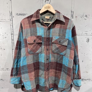 トップス PENDLETON  50s 60s vintage 50s-60s Pendleton Loop Collar Shirt | M - Lucky Vintage