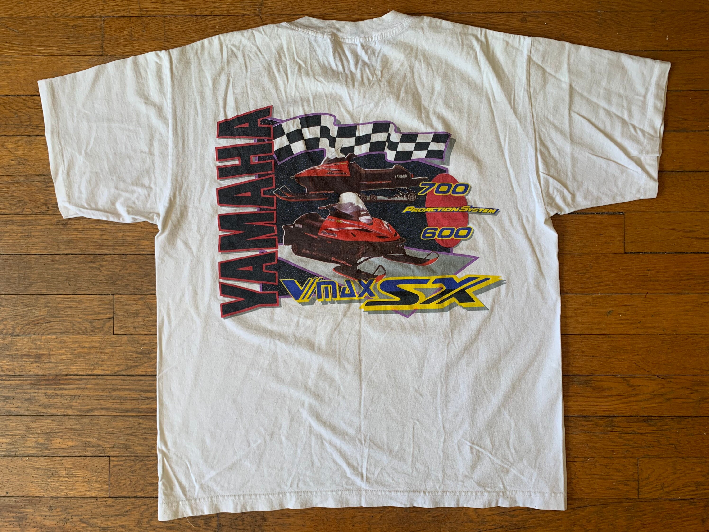 Large 90s Yamaha Vmax SX Snowmobile Sled T-shirt - Etsy