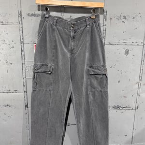 Vintage Gap Workwear Gray Utility Painter Paint Splattered Cotton