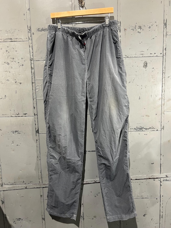 L 90s Faded Blue Gramicci G Series Pants Nylon Lightweight